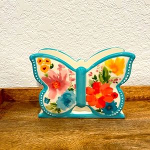 The pioneer woman butterfly napkins holder